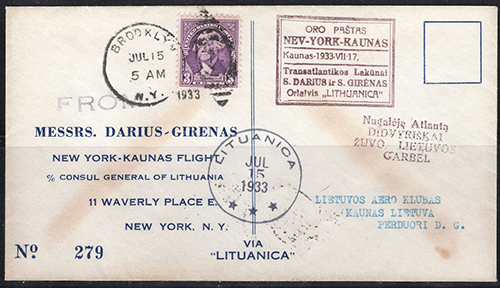 Lithuania 1933 Lituanica Darius Girenas
