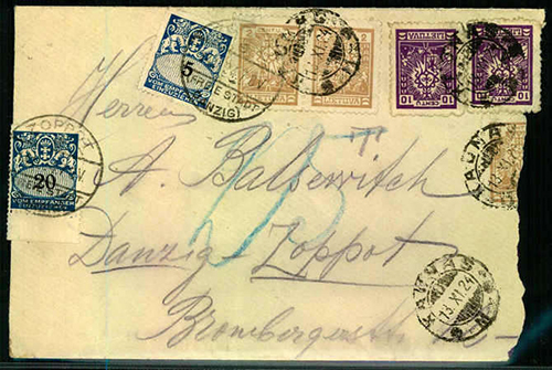 LT-1924-Kaunas-Danzig-postage-due-sm