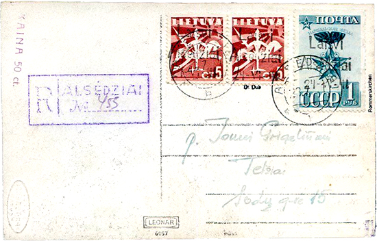 Alsedziai fake cover 1941
